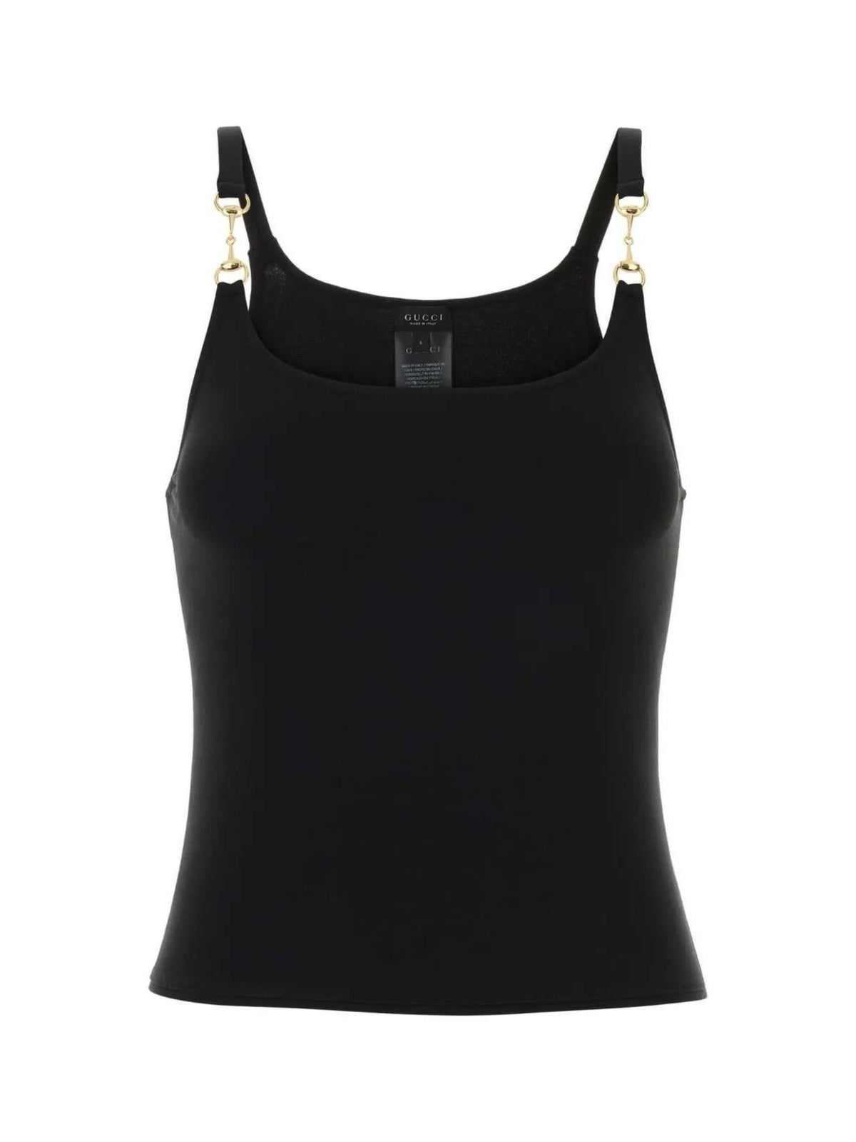 Horsebit Crêpe Jersey Top 872686 XUAPP 1000 GUCCI 
