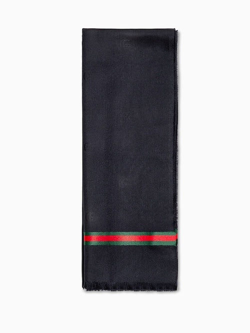 Double G Jacquard stole 873434 4GA37 4000 GUCCI 