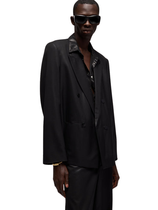 Wool jacket with chintzed finish<BR/> 873797 ZAVLP1000 GUCCI 