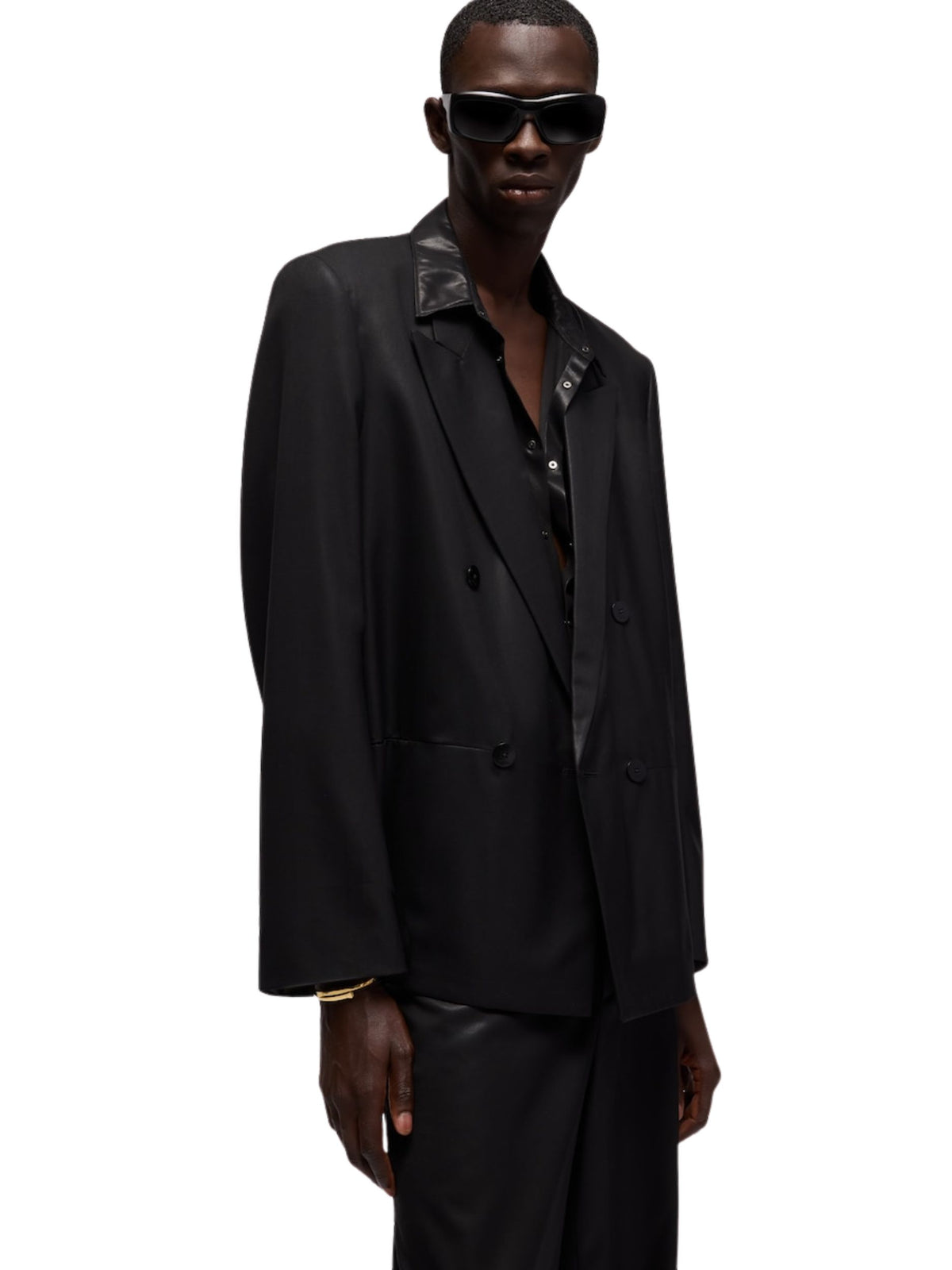 Wool jacket with chintzed finish<BR/> 873797 ZAVLP1000 GUCCI 