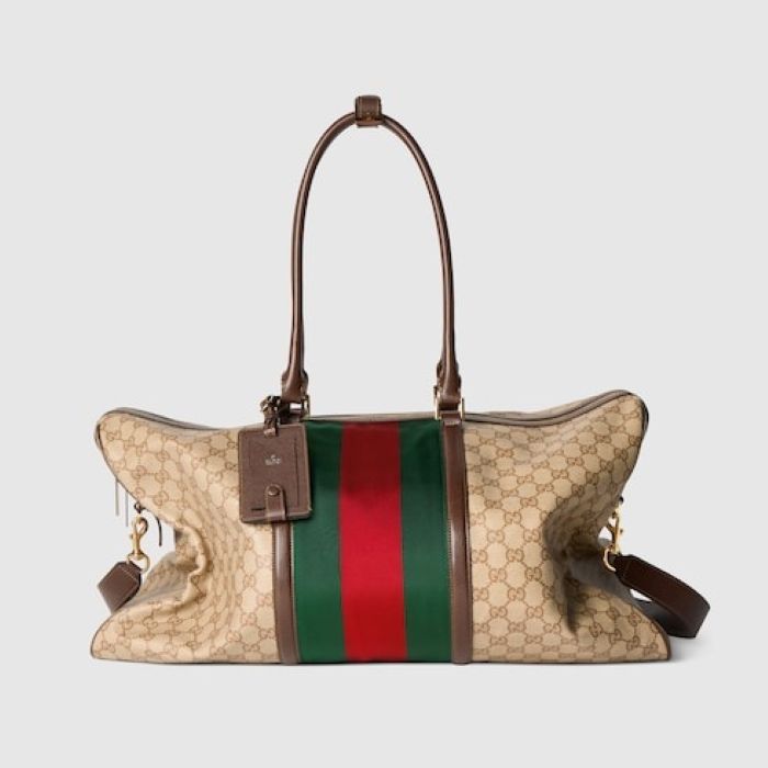 Medium GG duffle bag with Web 875059 FAF798547 GUCCI 