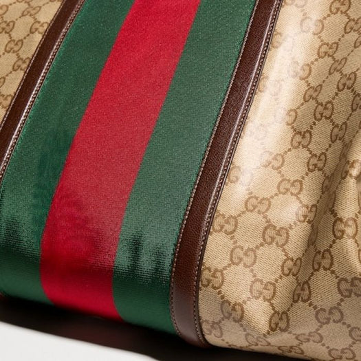 Medium GG duffle bag with Web 875059 FAF798547 GUCCI 