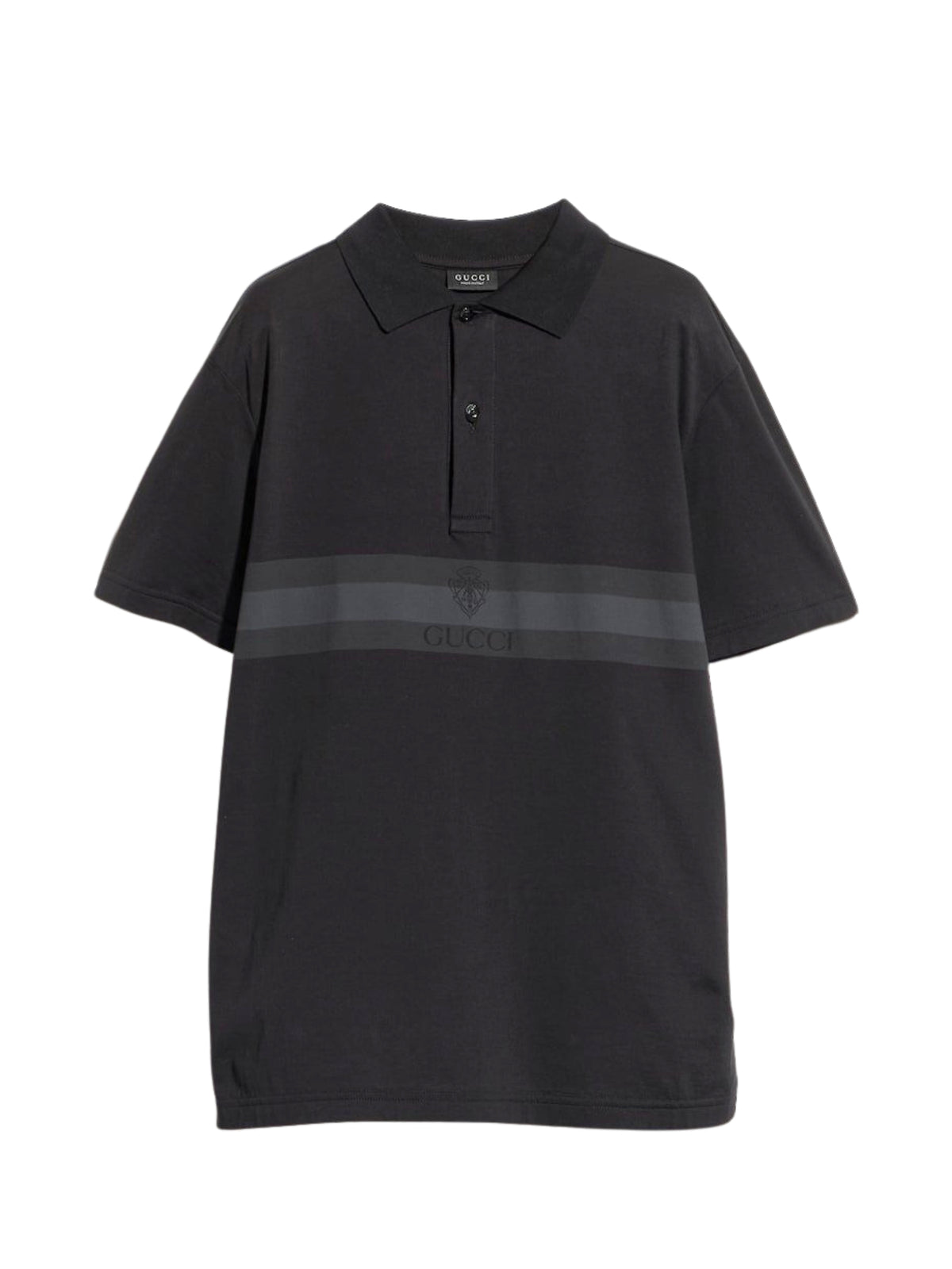 Cotton jersey polo shirt with print 875092 XJH0U1120 GUCCI 