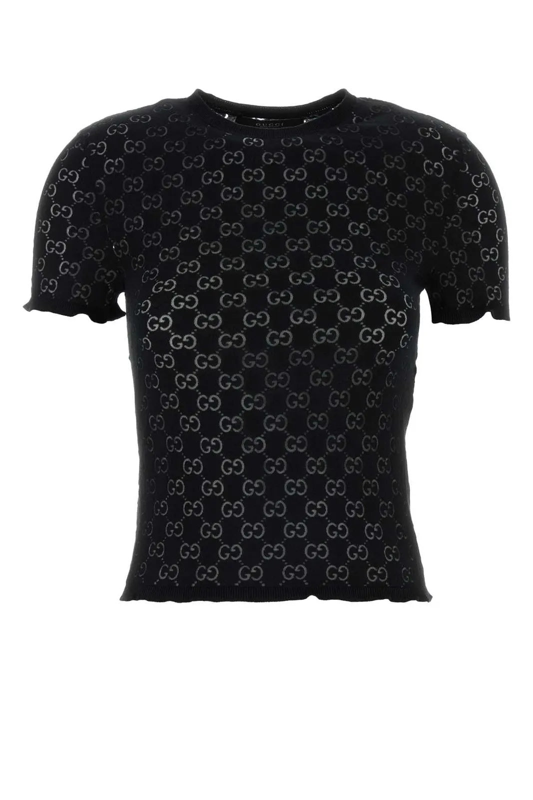 All-over GG Knit T-Shirt 875544 XKFMQ 1000 GUCCI 