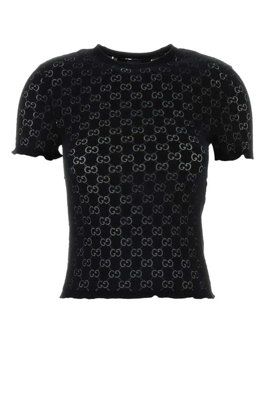 All-over GG Knit T-Shirt 875544 XKFMQ 1000 GUCCI 