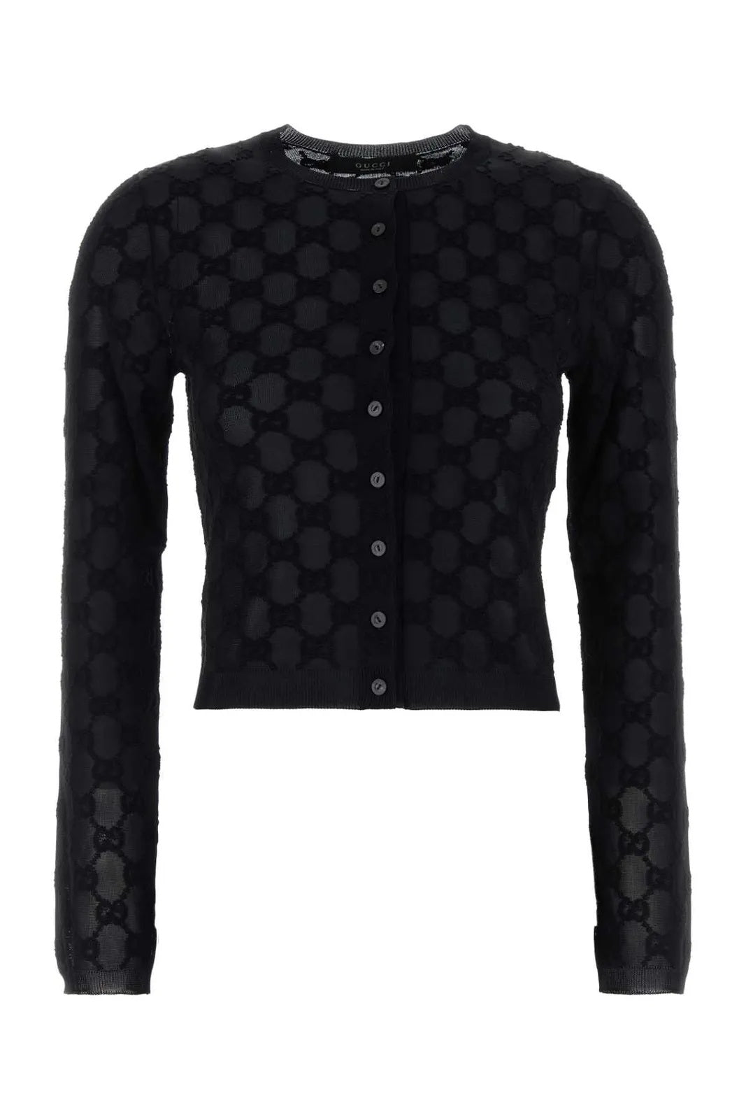 Monogram Sheer Cardigan 875547 XKFMR 1000 GUCCI 