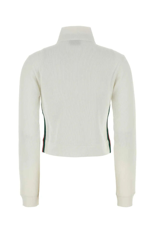 Zip-Up Ribbed Sweatshirt 875656 XJHYN 9000 GUCCI 