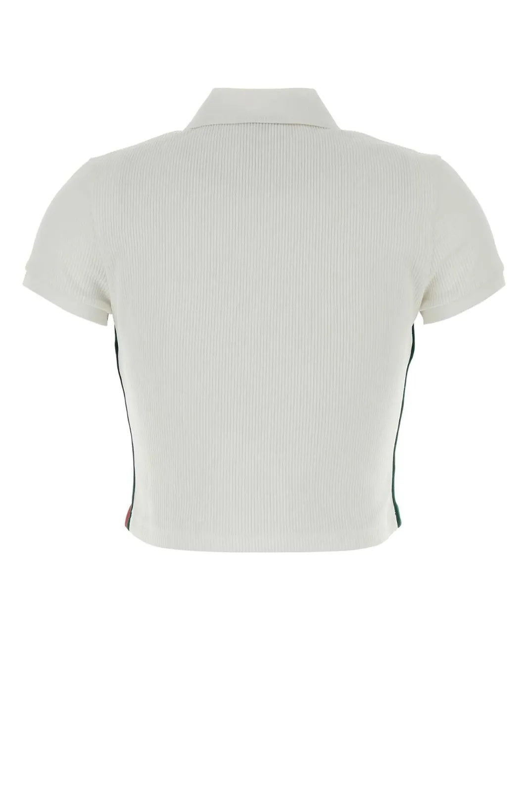 Web Detailed Ribbed Jersey Polo Shirt 875665 XJHYN 9000 GUCCI 