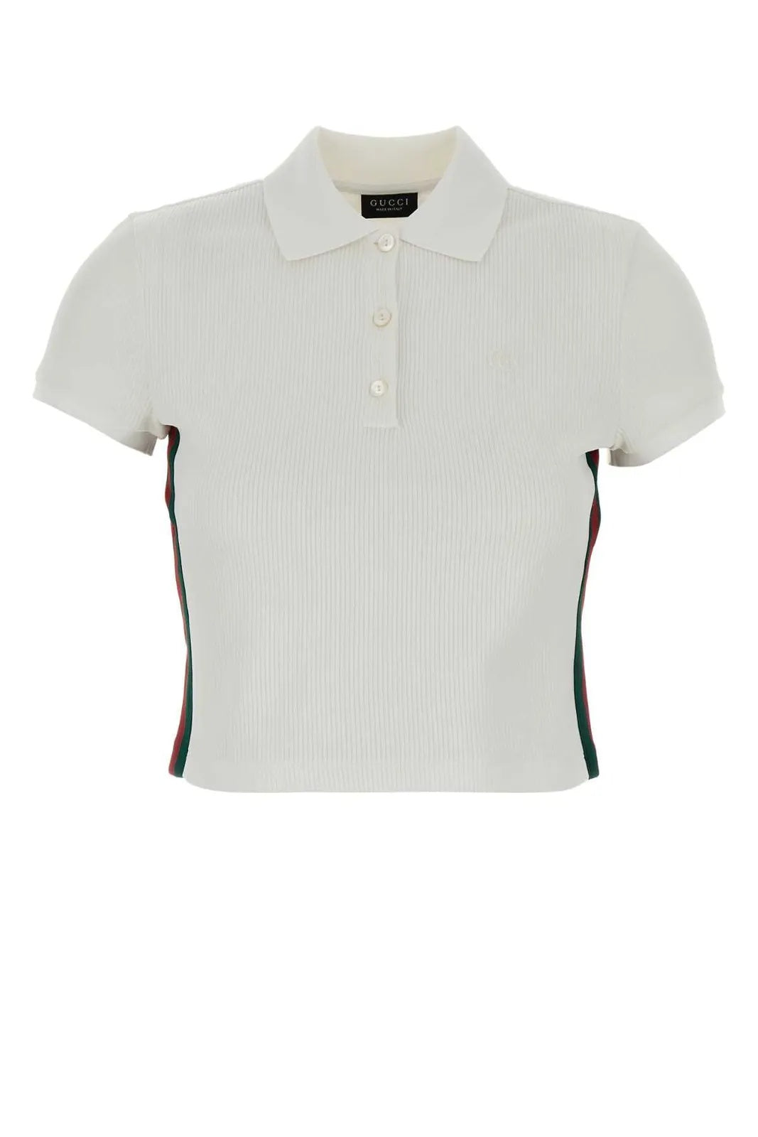 Web Detailed Ribbed Jersey Polo Shirt 875665 XJHYN 9000 GUCCI 