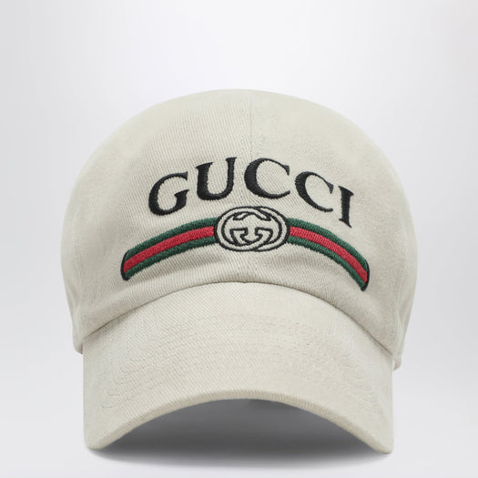 Beige cotton baseball cap 875736 4HBKH 9779 GUCCI 