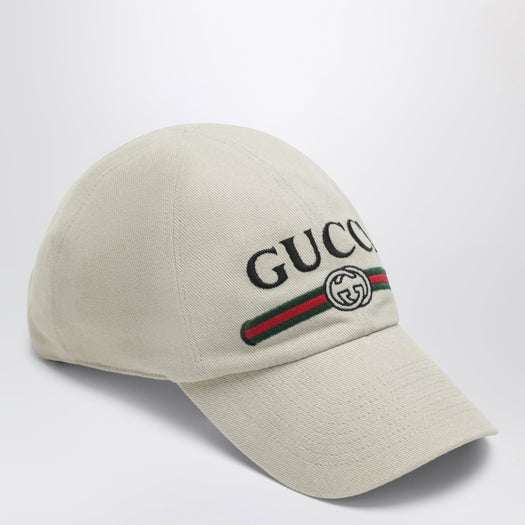 Beige cotton baseball cap 875736 4HBKH 9779 GUCCI 