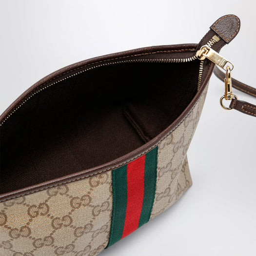 Small pouch with strap and Web 876055 FAF8R 8547 GUCCI 