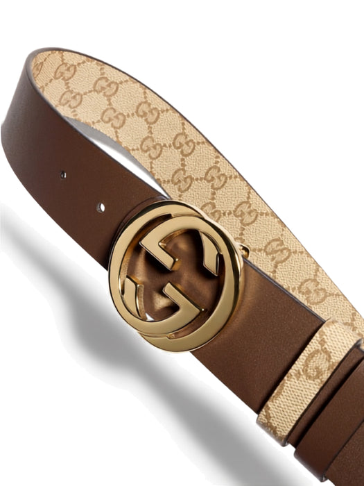 Reversible belt with Interlocking G buckle 876356 AAGRK 9751 GUCCI 