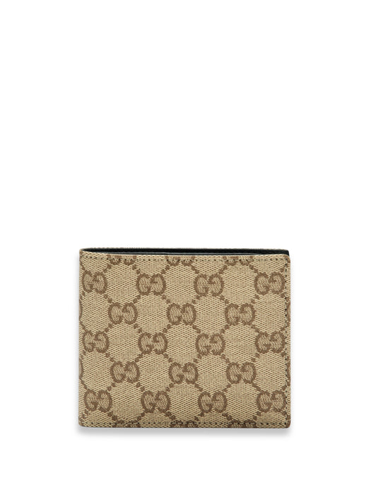 Beige sand GG canvas Essence Classic bi-fold wallet 876390 FAF8A 9767 GUCCI 