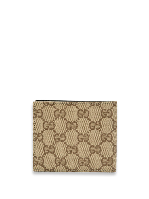 Beige sand GG canvas Essence Classic bi-fold wallet 876390 FAF8A 9767 GUCCI 