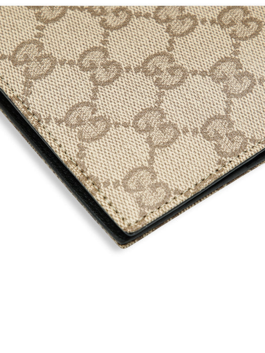 Beige sand GG canvas Essence Classic bi-fold wallet 876390 FAF8A 9767 GUCCI 