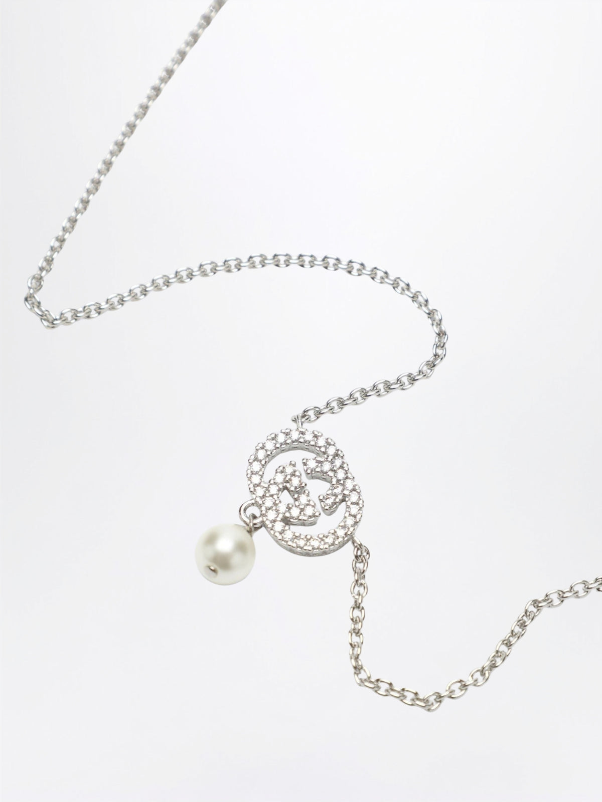 GG necklace with crystals and pearls A00095 J9740 8524 GUCCI 