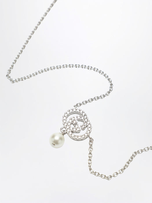GG necklace with crystals and pearls A00095 J9740 8524 GUCCI 