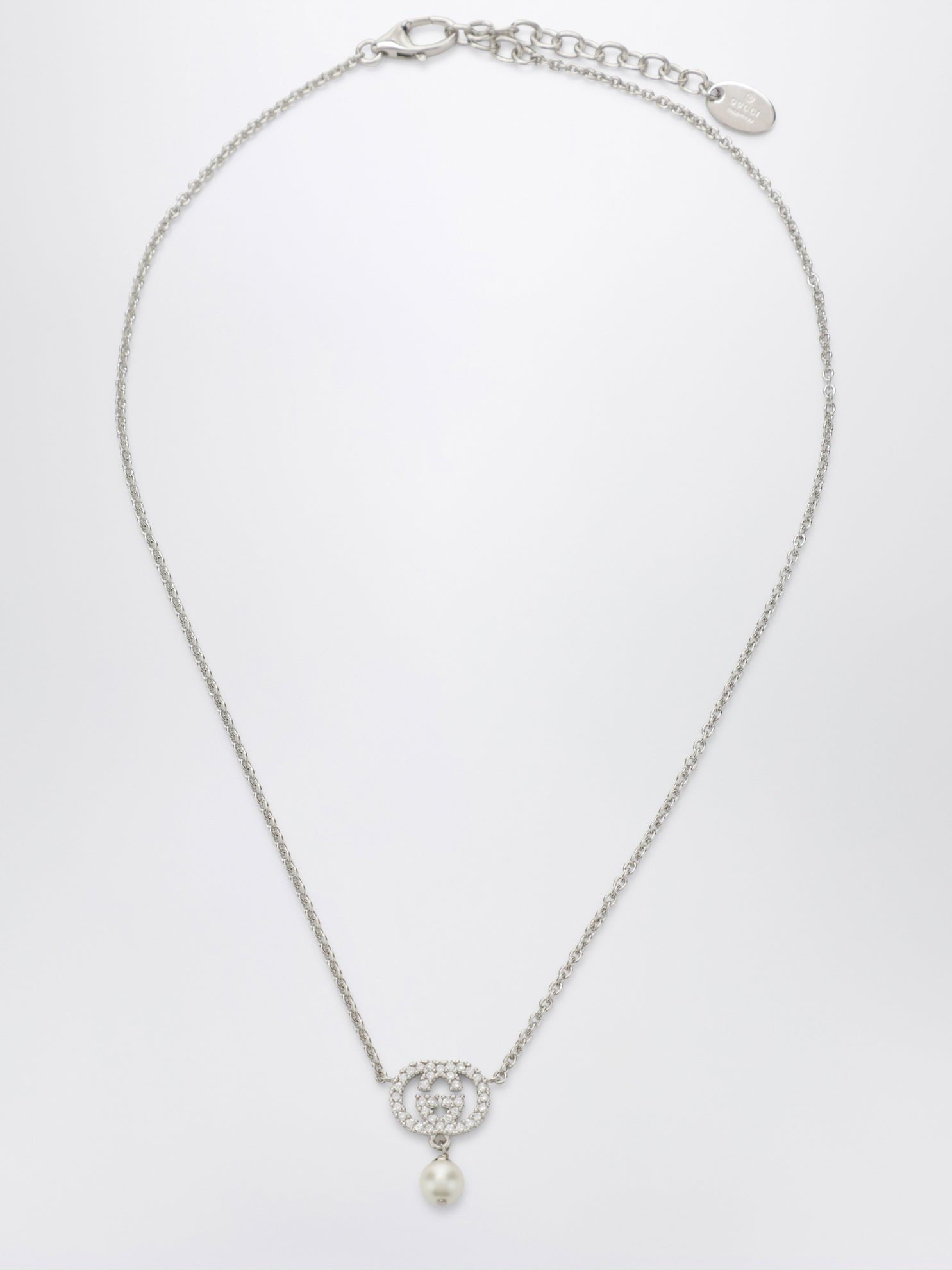 GG necklace with crystals and pearls A00095 J9740 8524 GUCCI 