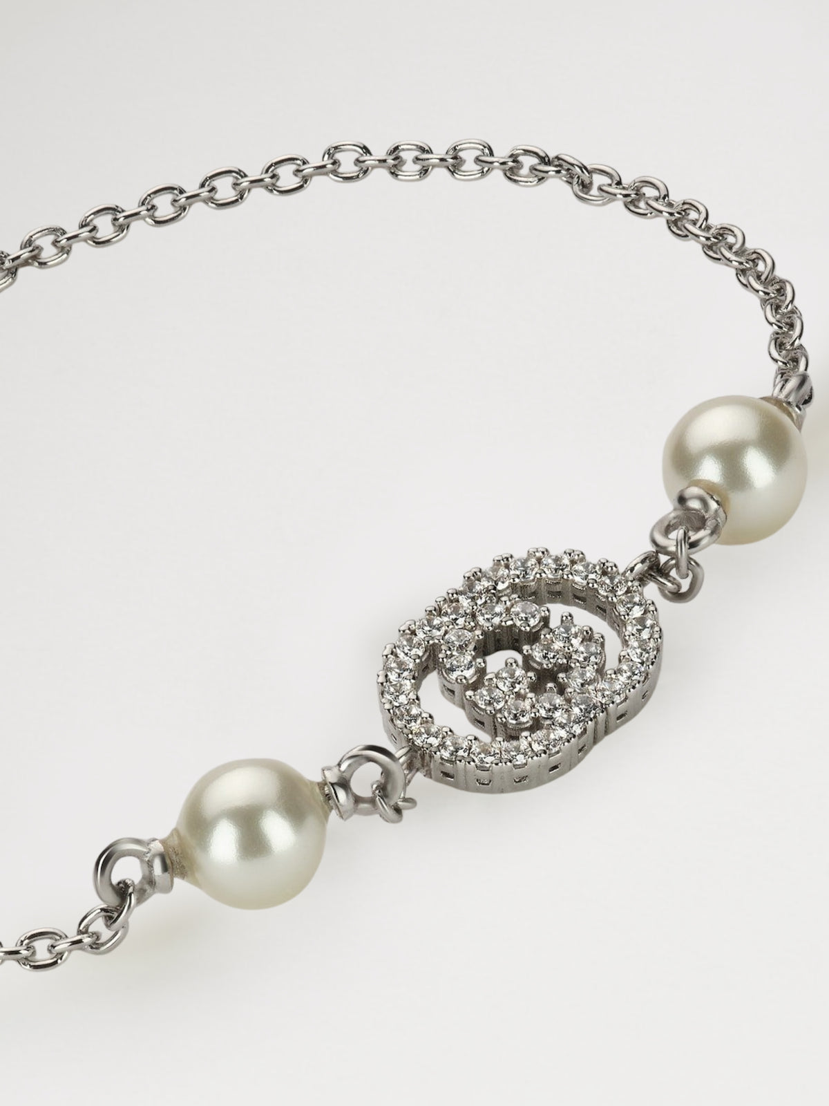 Crystal and pearl bracelet A0009D J9740 8524 GUCCI 