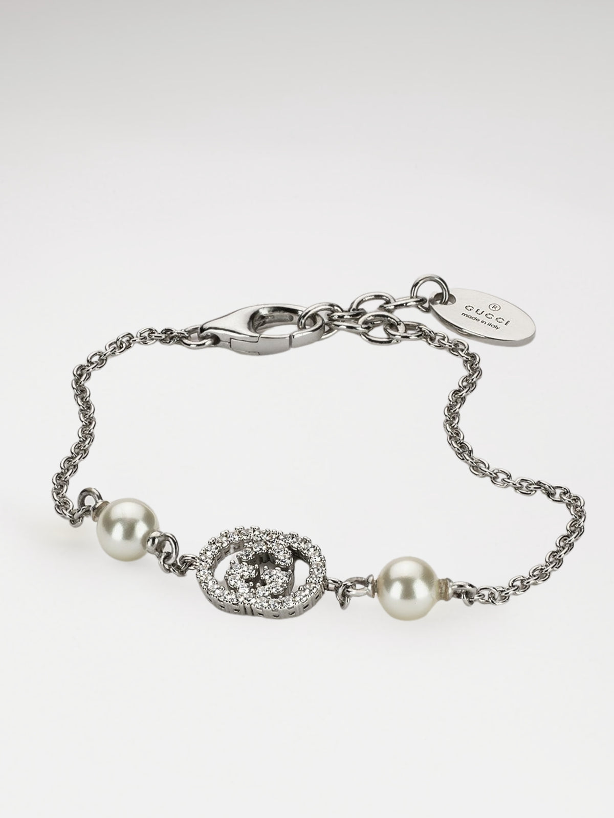 Crystal and pearl bracelet A0009D J9740 8524 GUCCI 