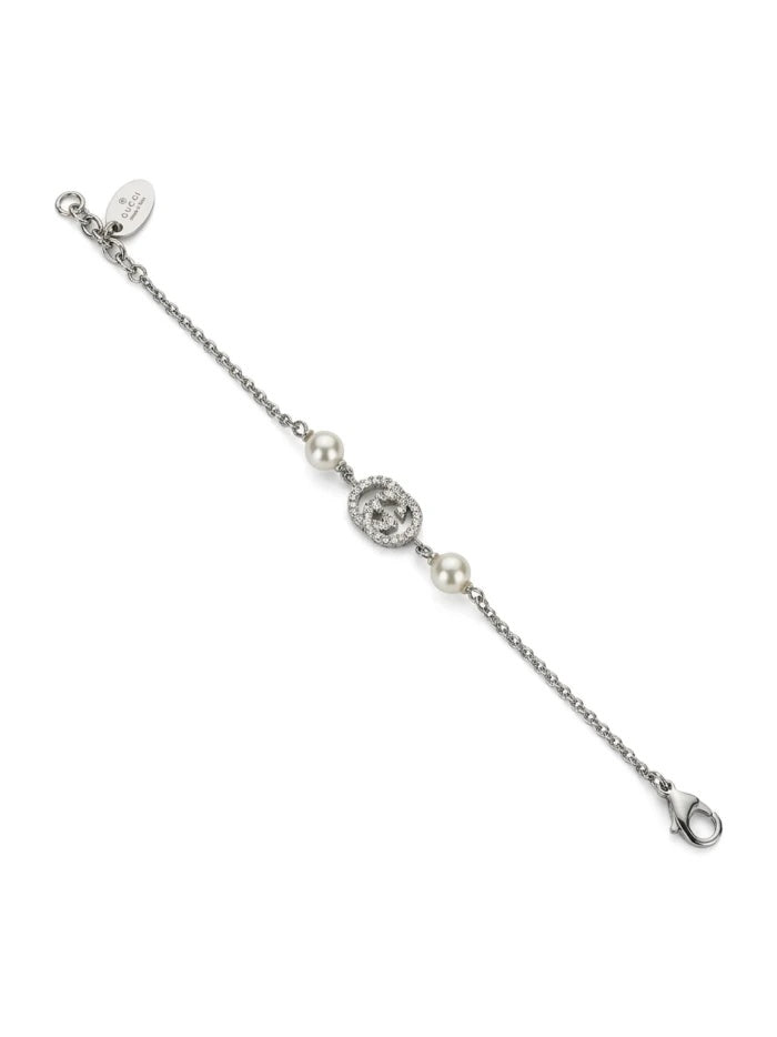 Crystal and pearl bracelet A0009D J9740 8524 GUCCI 