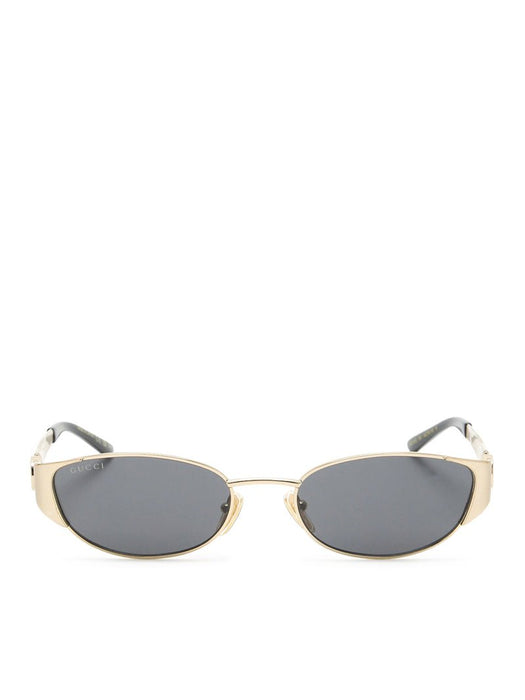 Gold-tone Oval Sunglasses A000PJ I3330 8012 GUCCI 