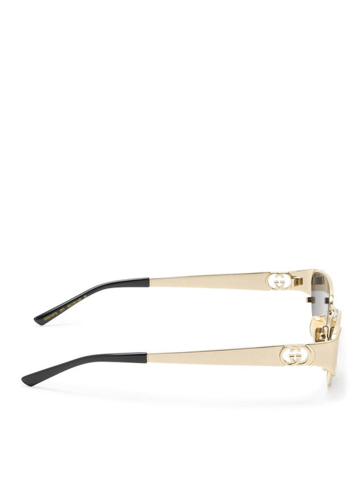 Gold-tone Oval Sunglasses A000PJ I3330 8012 GUCCI 