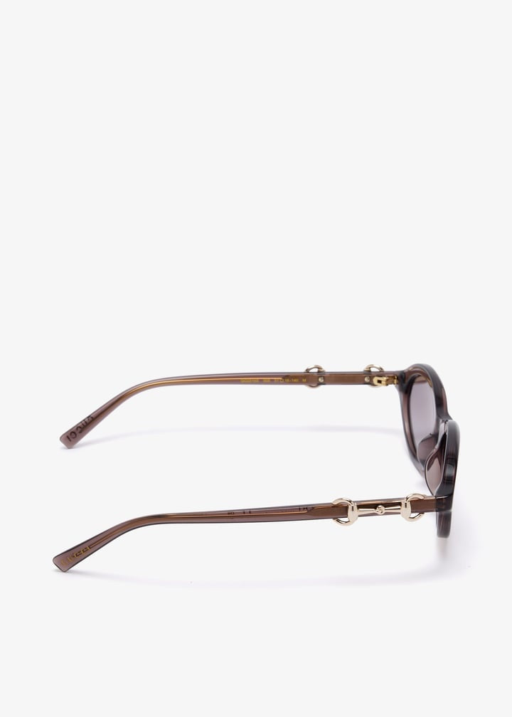 Oval-frame sunglasses A000Q0 J07402812 GUCCI 