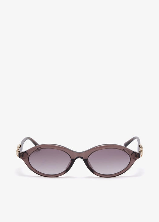 Oval-frame sunglasses A000Q0 J07402812 GUCCI 
