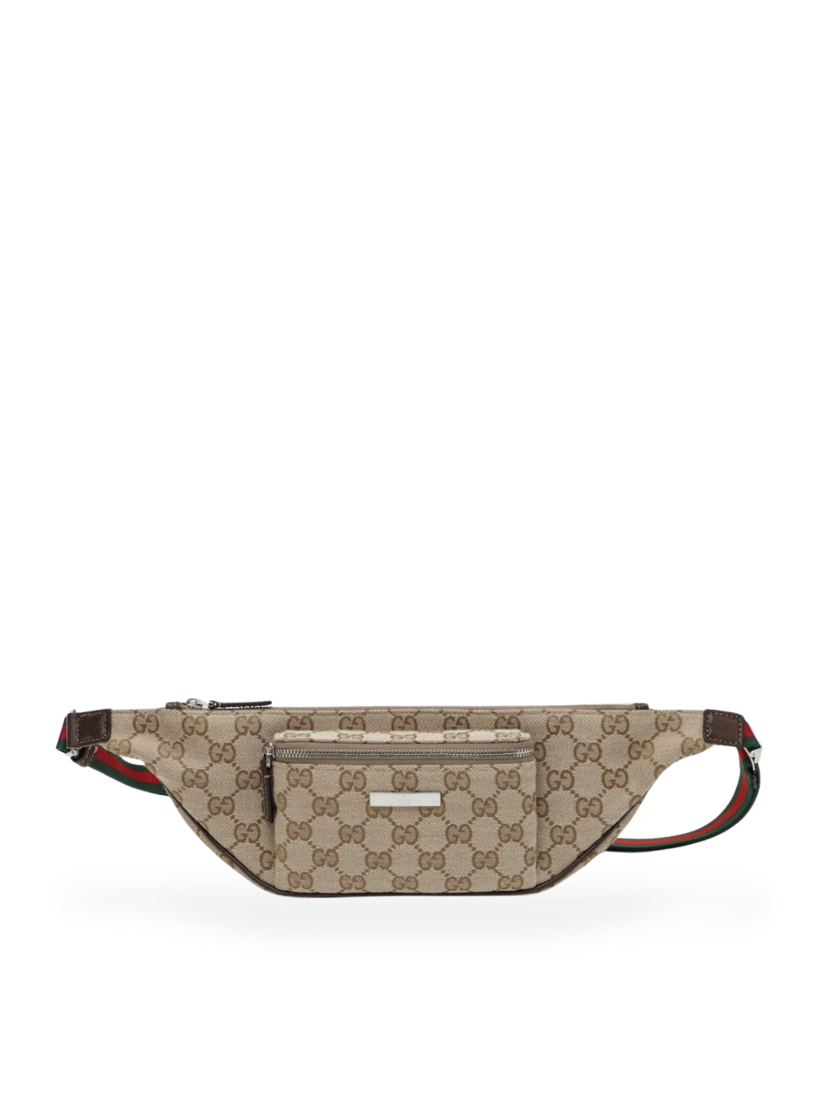 Flatpack Small Brown GG Fabric Belt Bag A00230 FAGBV 9653 GUCCI 