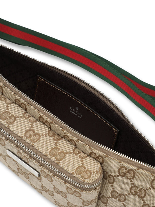 Flatpack Small Brown GG Fabric Belt Bag A00230 FAGBV 9653 GUCCI 