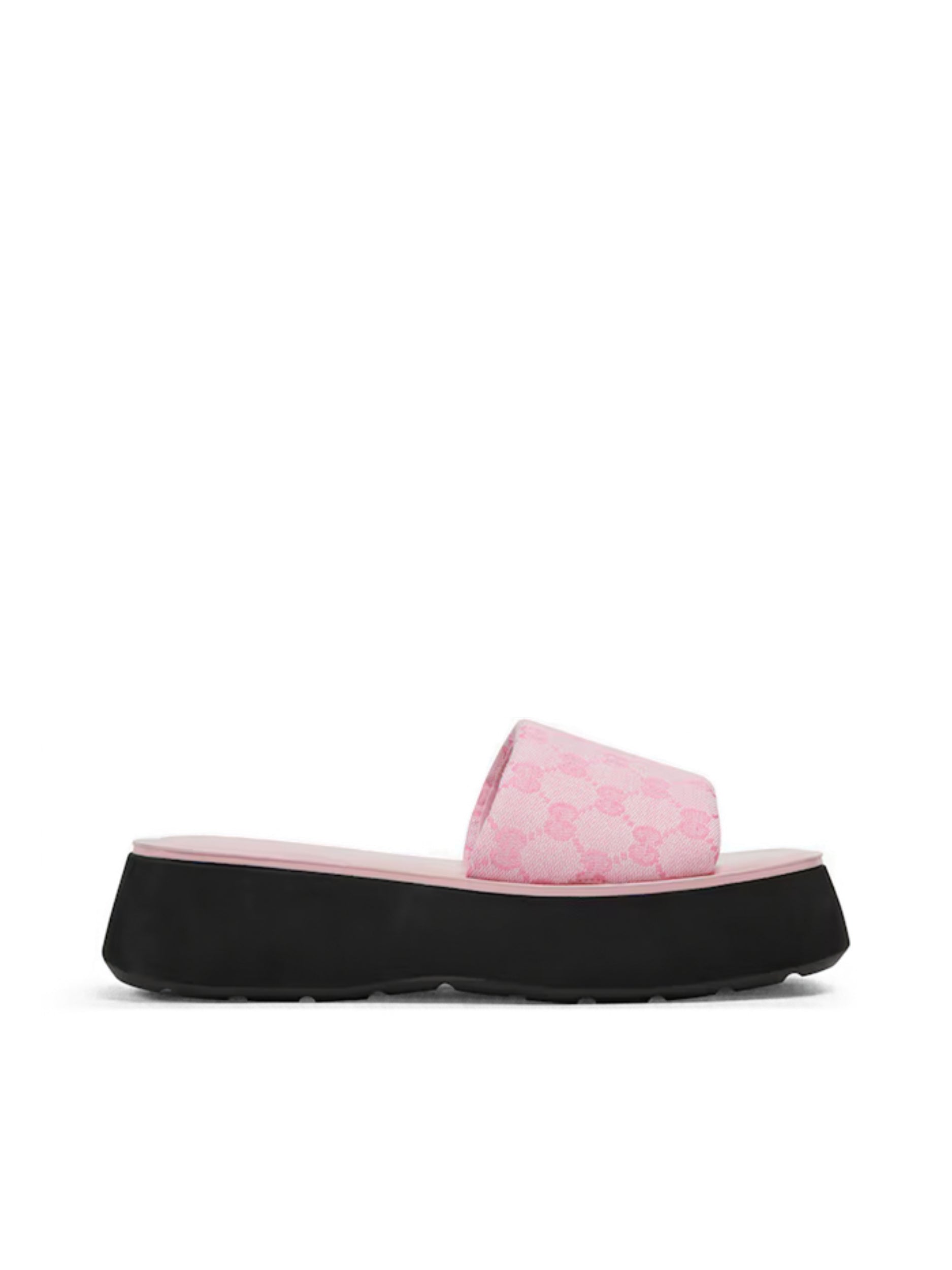 Women's flatform slide sandal A0034R FAFUW 5825 GUCCI 
