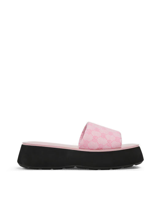Women's flatform slide sandal A0034R FAFUW 5825 GUCCI 