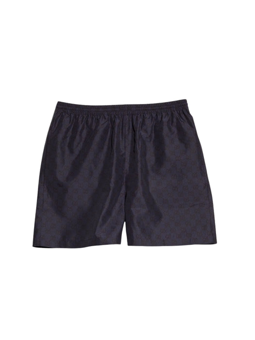 Printed polyester poplin swim shorts A003M7 XHALN 4019 GUCCI 