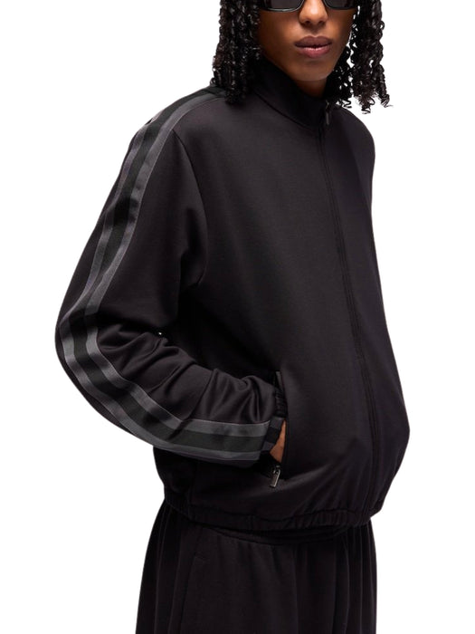 Cotton jersey zip jacket with muted Web A003RN XJH5O 1222 GUCCI 