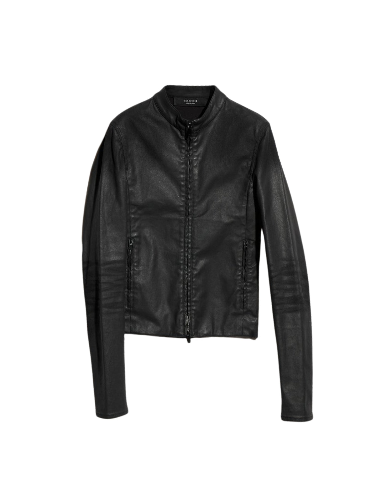 Coated stretch cotton twill denim jacket A0041H XDDH3 1000 GUCCI 