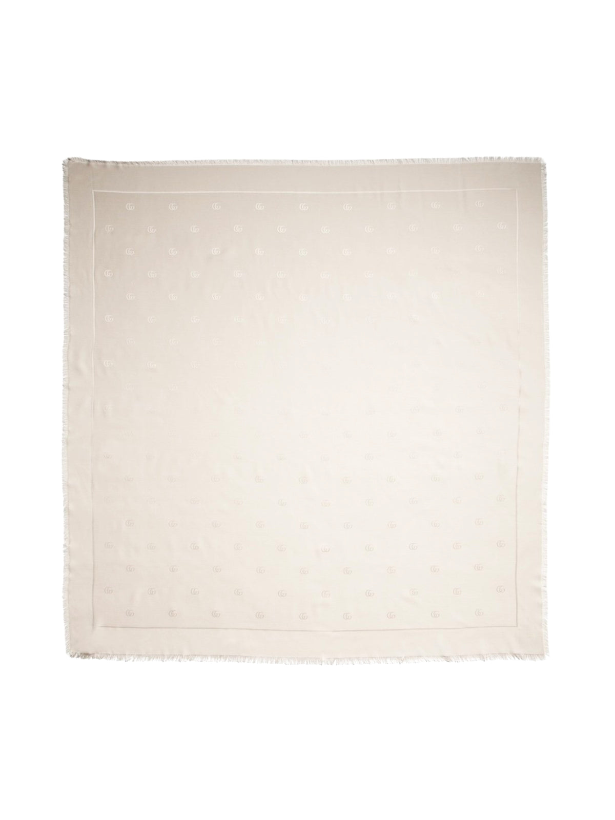 Double G silk wool shawl A0057B 3GA381400 GUCCI 