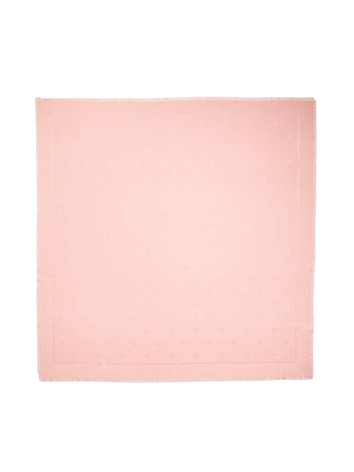 Double G silk wool shawl A0057B 3GA385900 GUCCI 