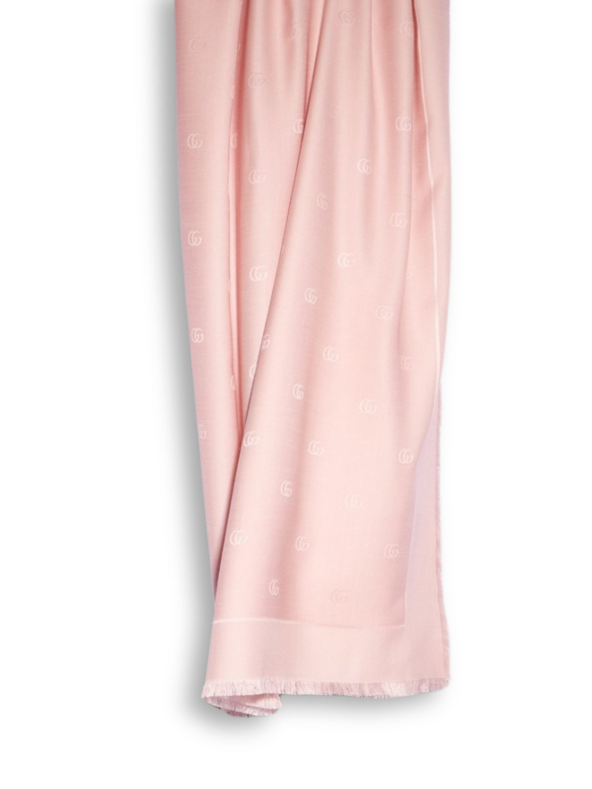 Double G silk wool shawl A0057B 3GA385900 GUCCI 