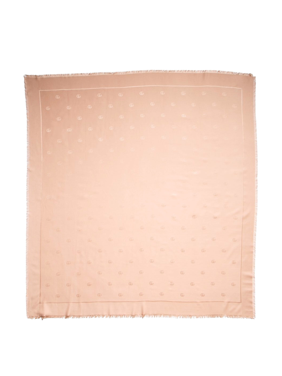 Double G silk wool shawl A0057B 3GA389900 GUCCI 