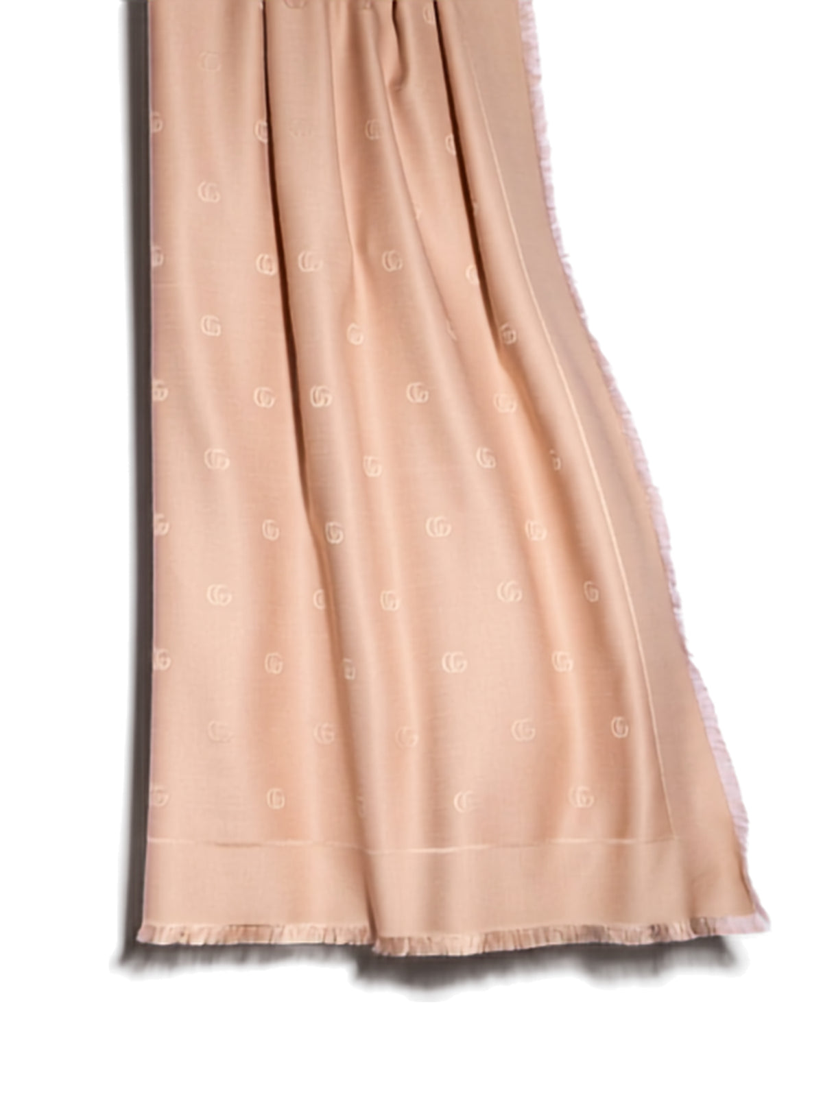 Double G silk wool shawl A0057B 3GA389900 GUCCI 