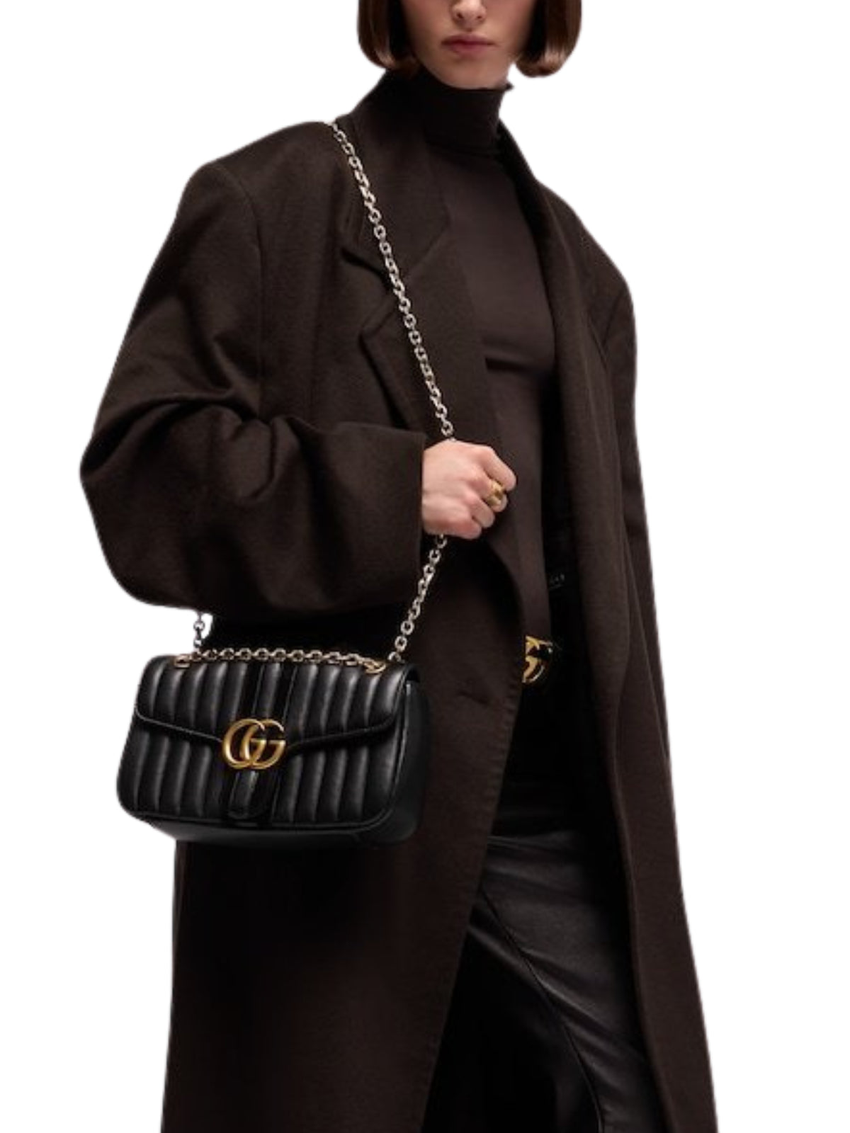 Jetset GG Marmont medium shoulder bag A005XW AAG8T1000 GUCCI 