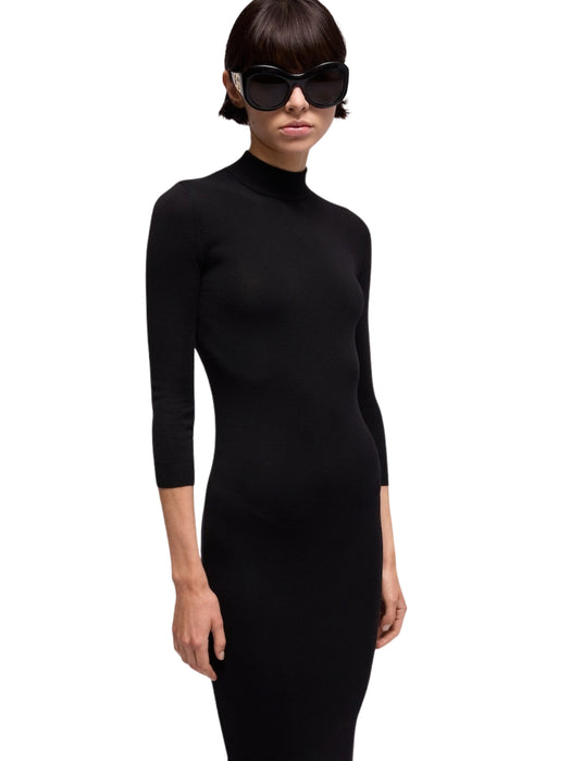 Fine rib knit wool dress with Horsebit A0064Y XKFS21043 GUCCI 