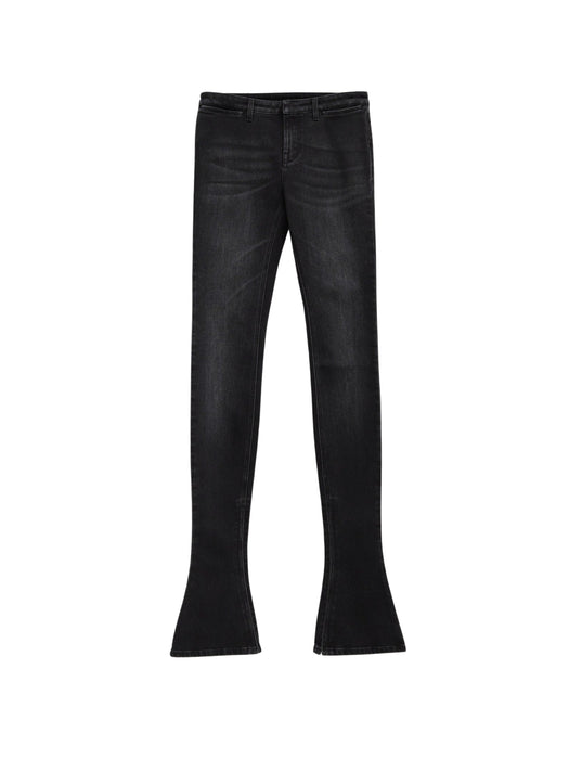 Fitted stretch cotton denim pants A0067E XDDIR1000 GUCCI 