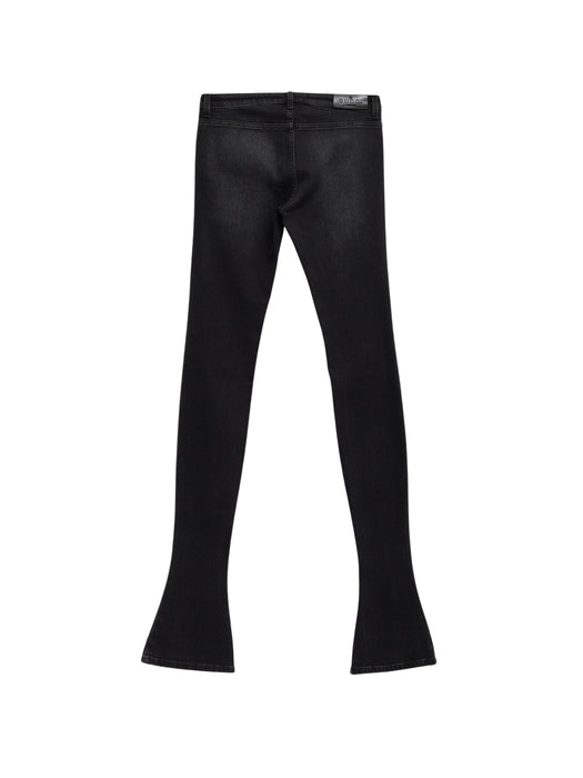 Fitted stretch cotton denim pants A0067E XDDIR1000 GUCCI 