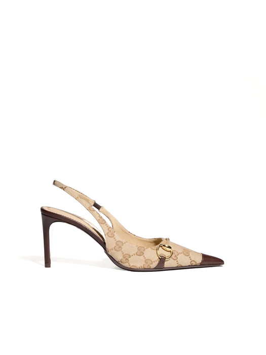 Women's Donna slingback pump A0068T FAGHW9650 GUCCI 