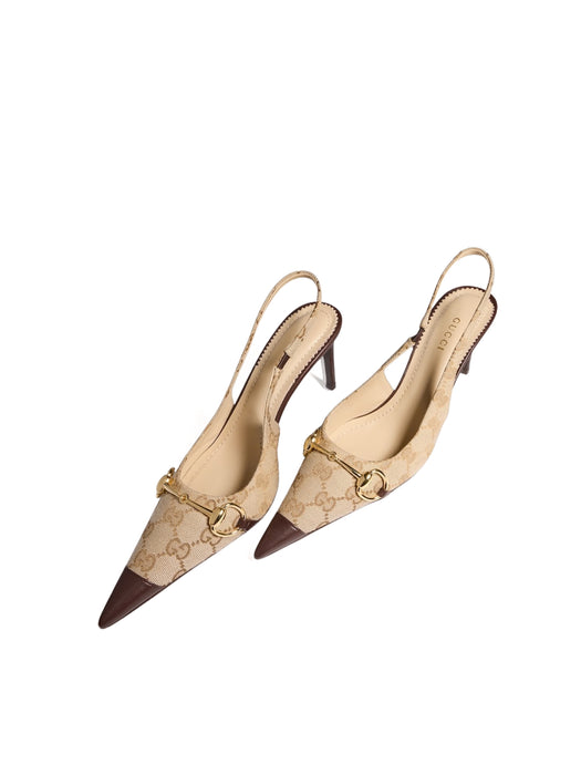 Women's Donna slingback pump A0068T FAGHW9650 GUCCI 
