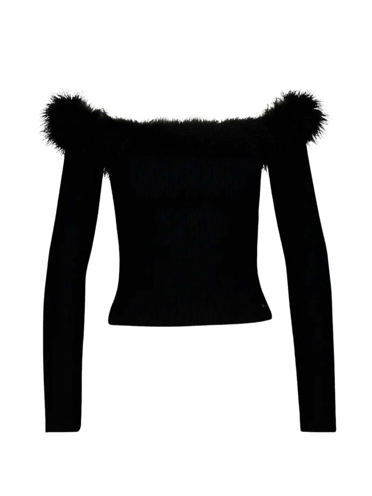 Rib viscose off-the-shoulder top A006D6 XKFR31043 GUCCI 