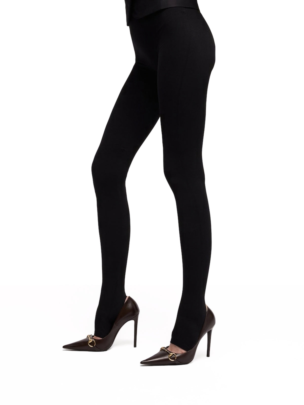 Seamless stretch nylon jersey leggings A006FF XJH7D1000 GUCCI 
